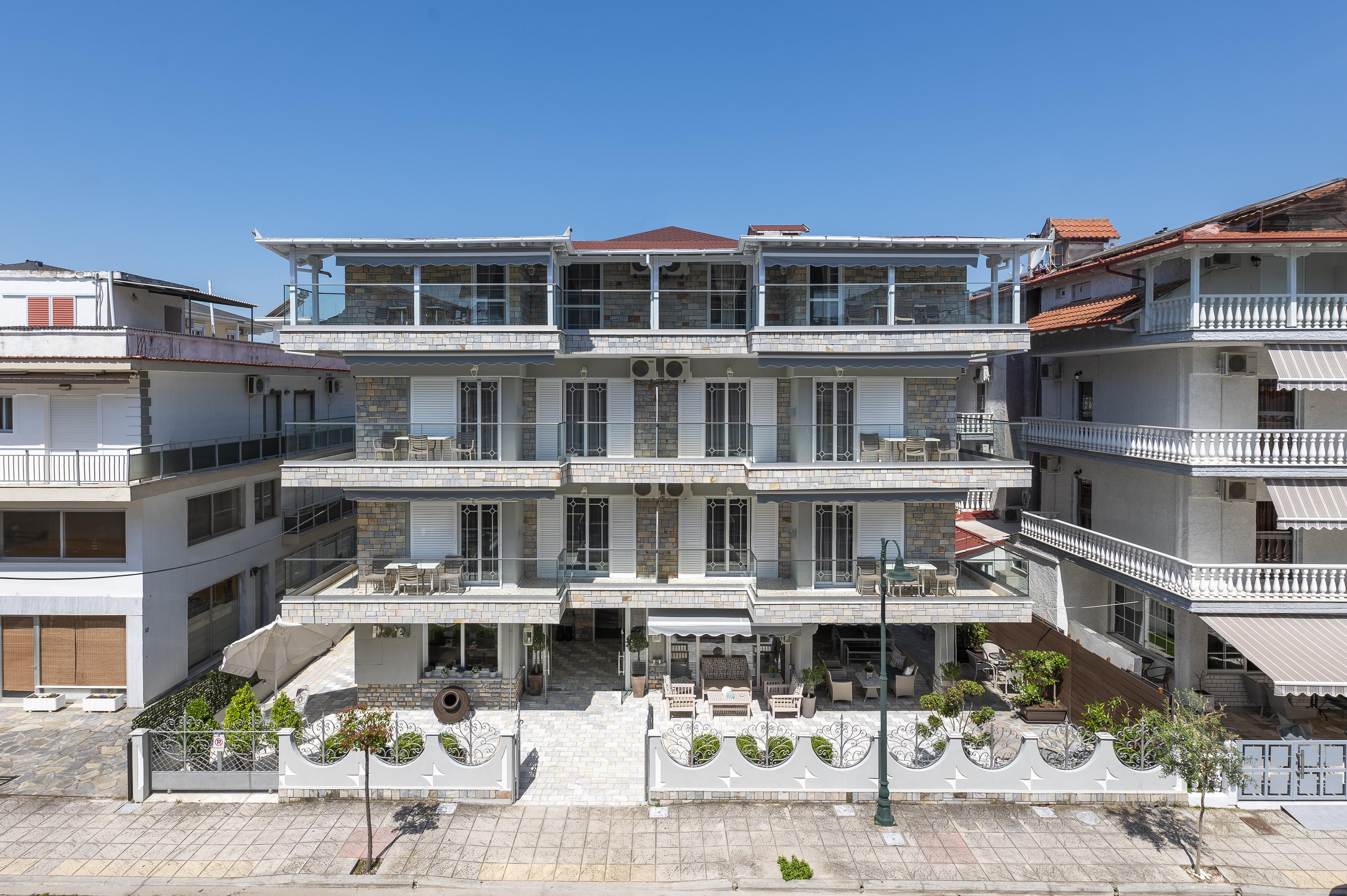 Ouzas Luxury Hotel Olympiaki Akti Bagian luar foto